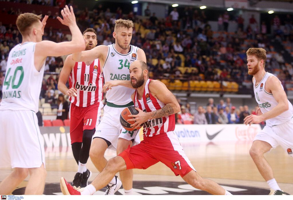 , Ευρωλίγκα: Ανάσα Ολυμπιακού, 83-74 την Ζαλγκίρις (αποτ.- βαθμ.)