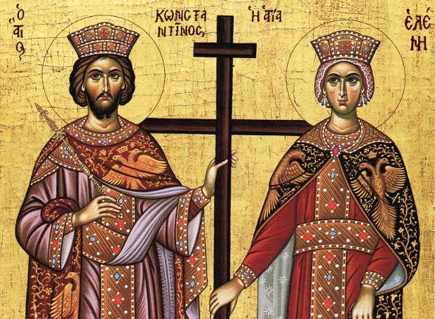 , Άγιοι Κωνσταντίνος και Ελένη οι Ισαπόστολοι γιορτάζουν σήμερα 21 Μαΐου