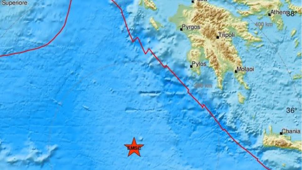, Σεισμός 5,9 Ρίχτερ νοτιοδυτικά της Πύλου – «Ευεργετικό» τον χαρακτηρίζουν οι σεισμολόγοι