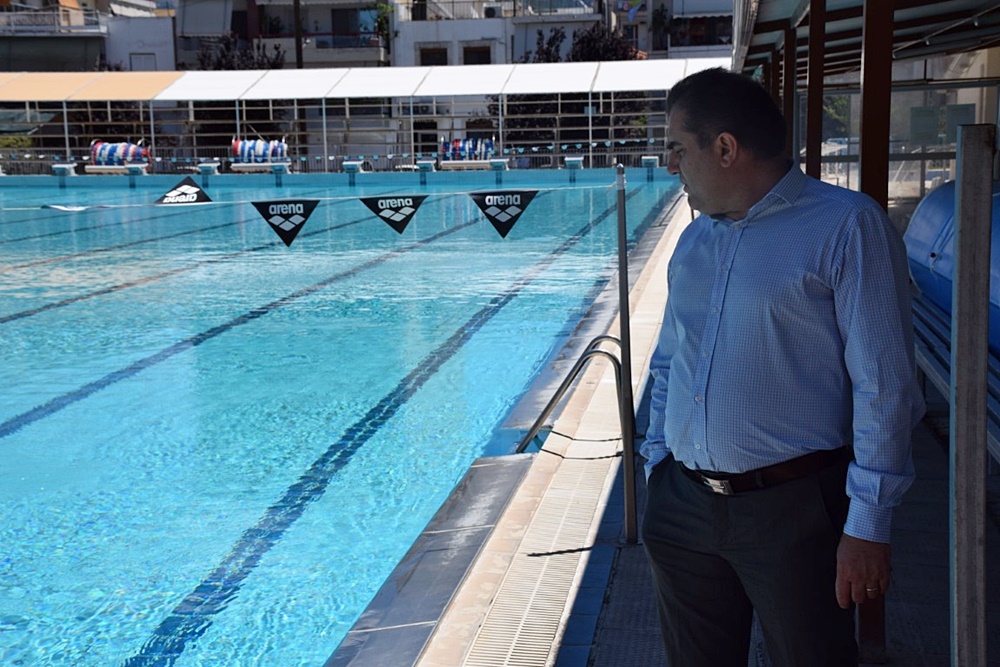 , Βασιλόπουλος: Επιθεώρηση στο κολυμβητήριο