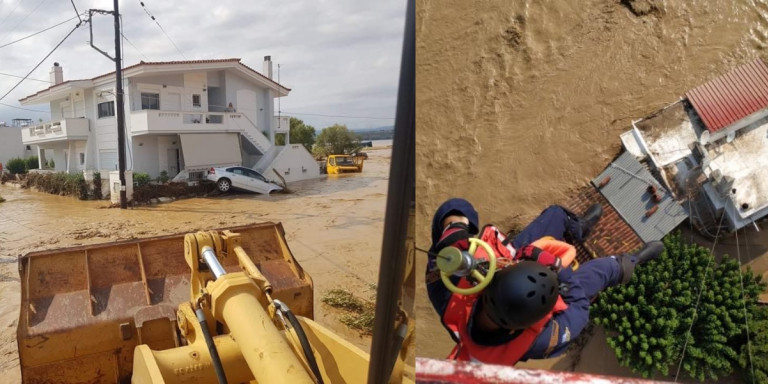 , Απίστευτη τραγωδία στην Εύβοια: 4 νεκροί από τις πλημμύρες, ανάμεσά τους ένα βρέφος