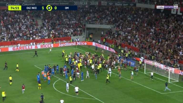 , Χαμός στο Νις – Μαρσέιγ: Εισβολή οπαδών στο γήπεδο και τραυματισμοί παικτών! (φωτο & βίντεο)