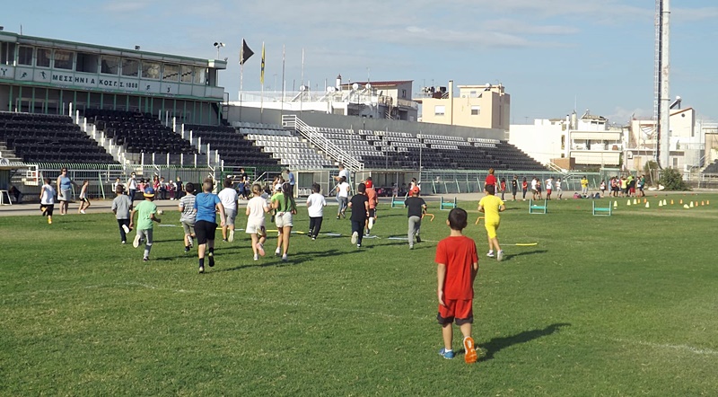 , Ημέρα σχολικού Αθλητισμού: Το 12ο Δημοτικό στο γήπεδο Μεσσηνιακού (φωτο)