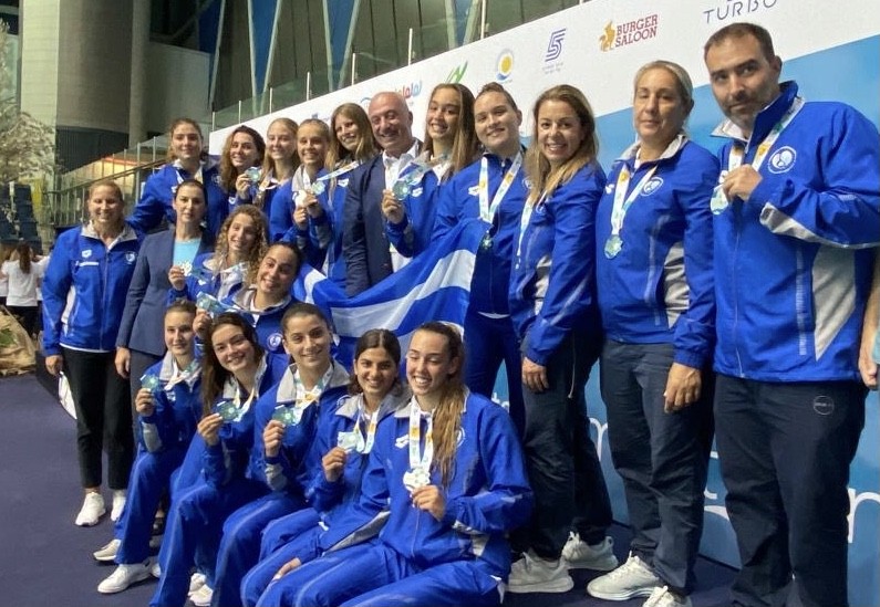 , Ελλάδα – Ισπανία 5-10: Ασημένιο μετάλλιο η Εθνική στο Παγκόσμιο Πρωτάθλημα του πόλο νέων γυναικών