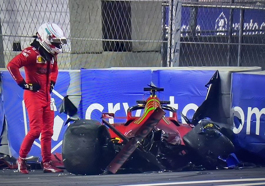 , Formula 1: Σοβαρό ατύχημα για Λεκλέρκ – Διέλυσε την Ferrari του (pics & video)