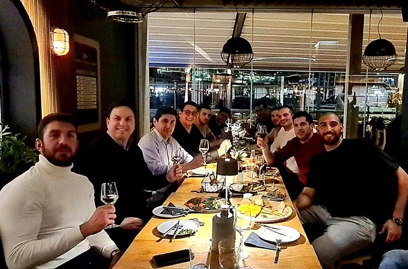 , Δείπνο Αυγενάκη με την Εθνική ομάδα πόλο ανδρών