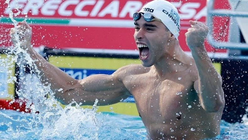 , Ευρωπαϊκό κολύμβησης: Νέα επιτυχία για τον Χρήστου – Κατέκτησε το ασημένιο στα 100μ. ύπτιο
