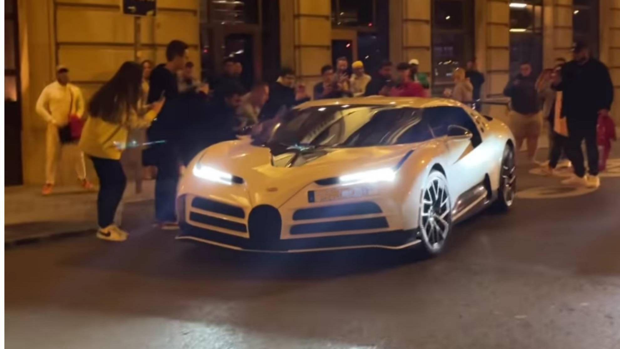 , Ο Κριστιάνο Ρονάλντο κυκλοφόρησε με Bugatti στους δρόμους της Μαδρίτης (BINTEO)