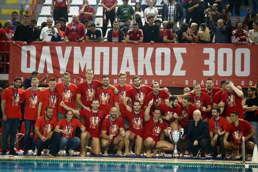 , Πρωταθλητής για 11η σερί χρονιά ο Ολυμπιακός στο πόλο ανδρών