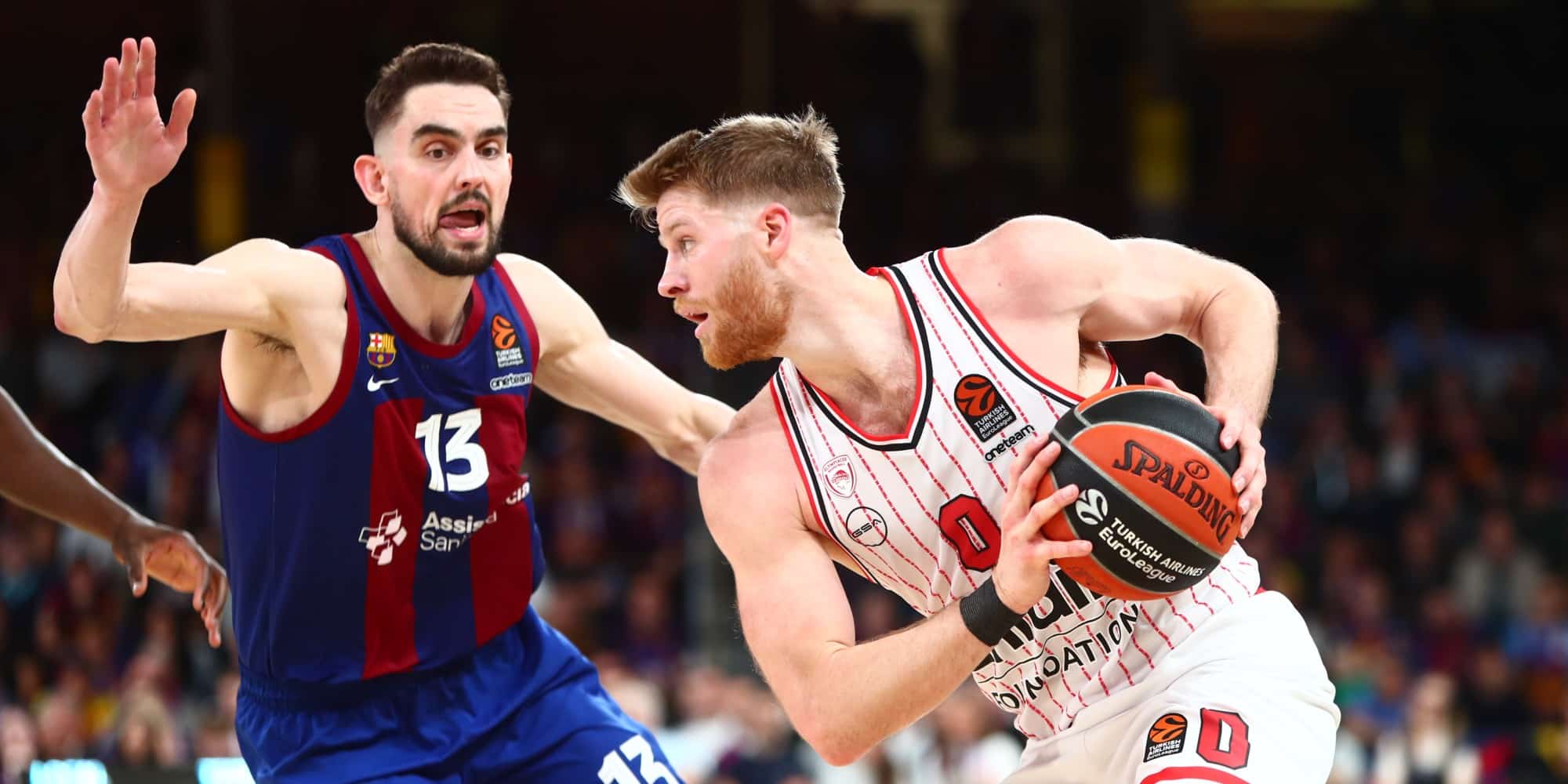 , Euroleague: Φοβερός Ολυμπιακός, άλωσε την έδρα της Μπαρτσελόνα (75-77) και έκανε το 0-1! (βίντεο)