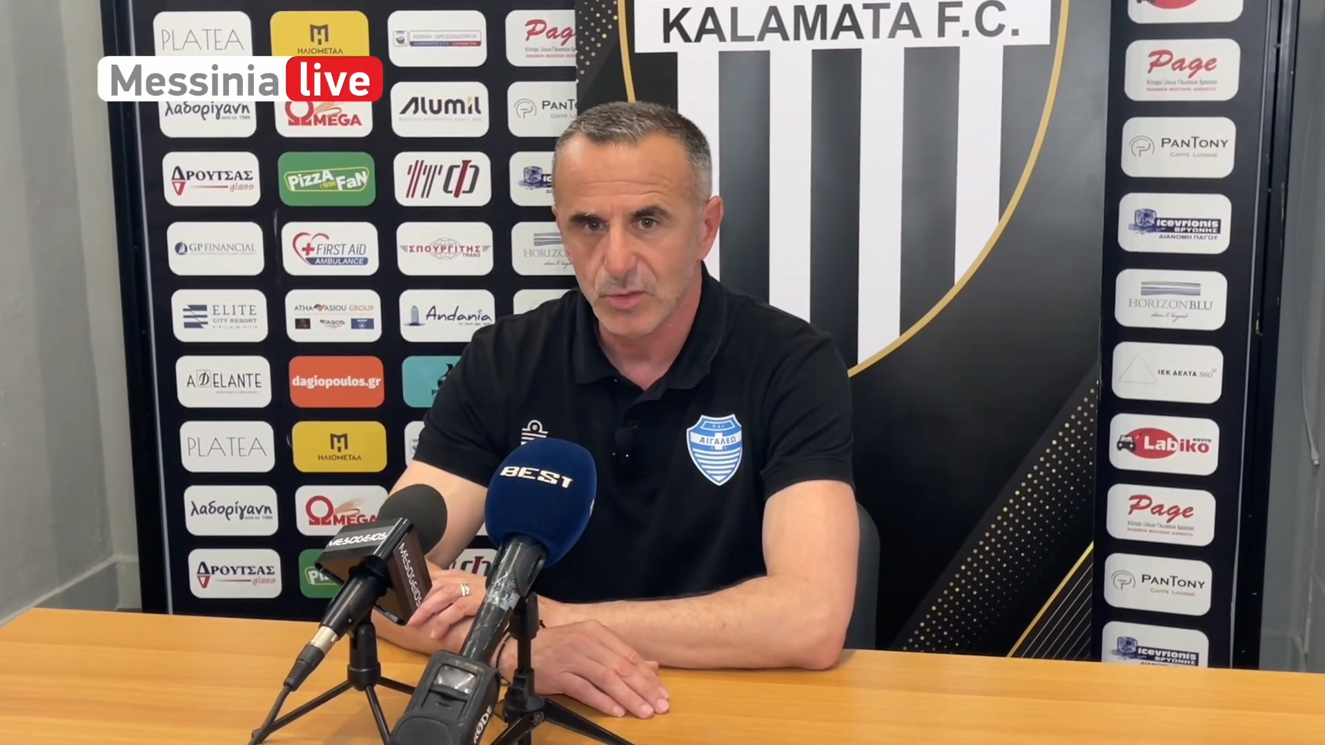 , Μαντζούνης: «Ευκαιρία για νέα παιδιά, πετυχημένη σεζόν για το Αιγάλεω – Δεν είμαι αρμόδιος να πω τι έφταιξε στην Καλαμάτα»